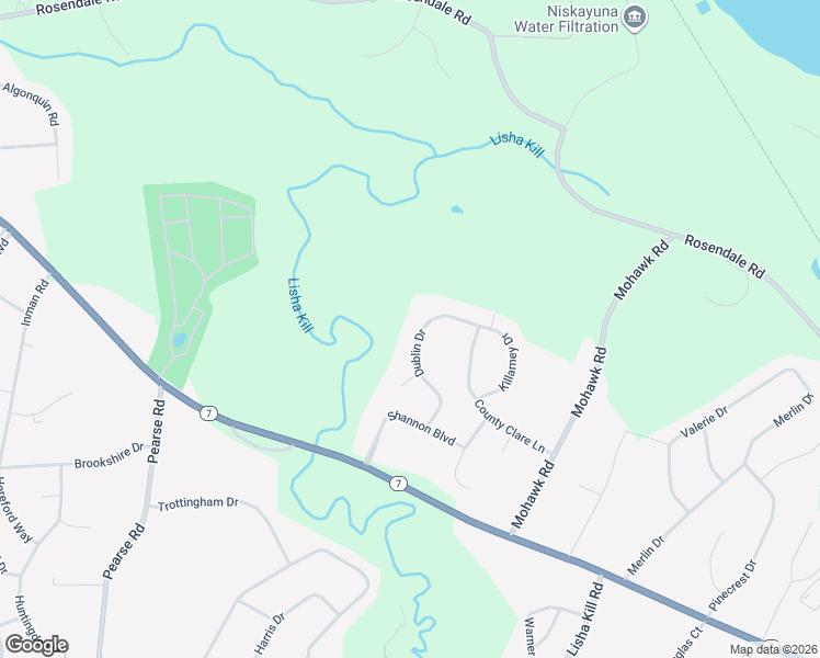 map of restaurants, bars, coffee shops, grocery stores, and more near 49 Dublin Drive in Schenectady County