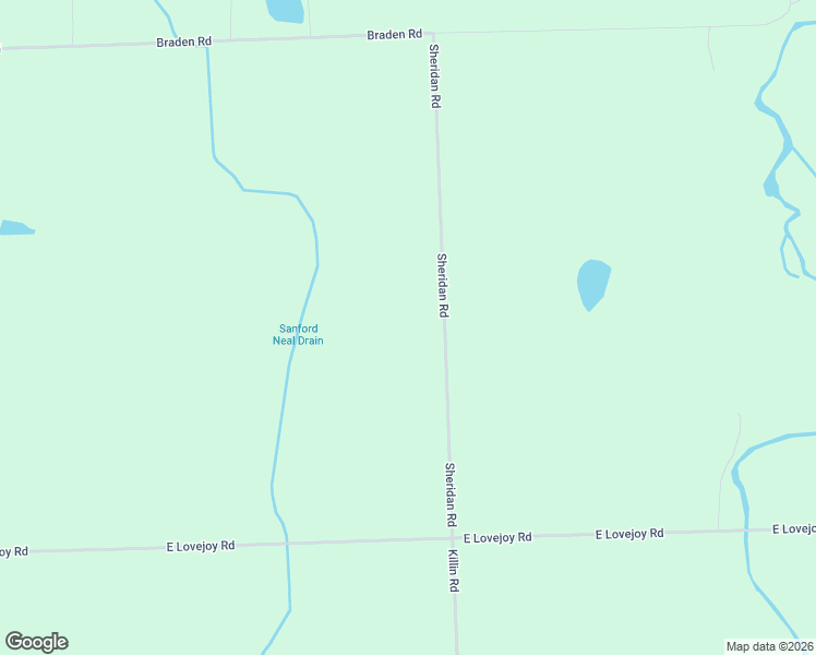 map of restaurants, bars, coffee shops, grocery stores, and more near 14408 Sheridan Road in Byron