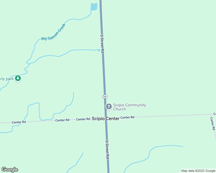 map of restaurants, bars, coffee shops, grocery stores, and more near 3486 New York 34 in Scipio Center