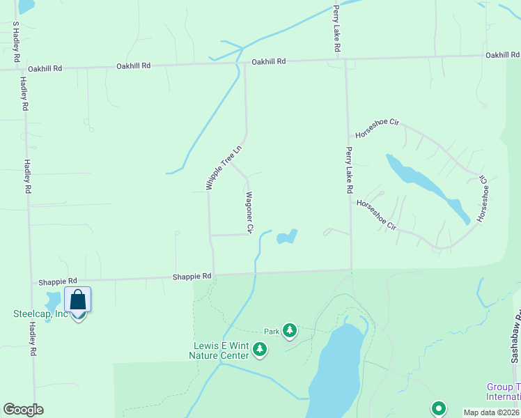 map of restaurants, bars, coffee shops, grocery stores, and more near 10172 Wagoner Circle in Clarkston
