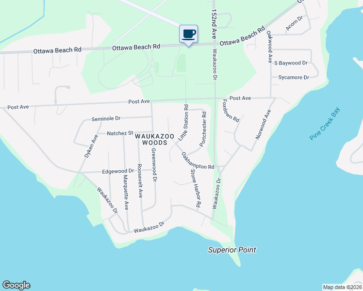 map of restaurants, bars, coffee shops, grocery stores, and more near 259 Little Station Road in Holland