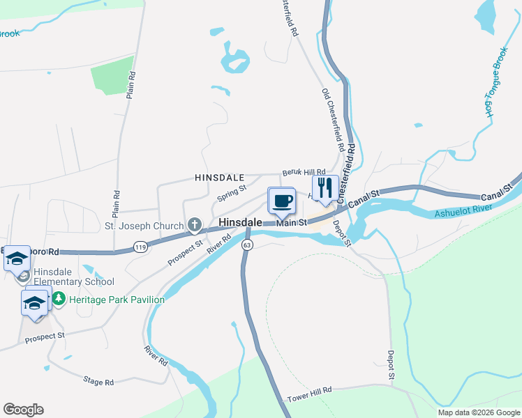 map of restaurants, bars, coffee shops, grocery stores, and more near 62 High Street in Winchester