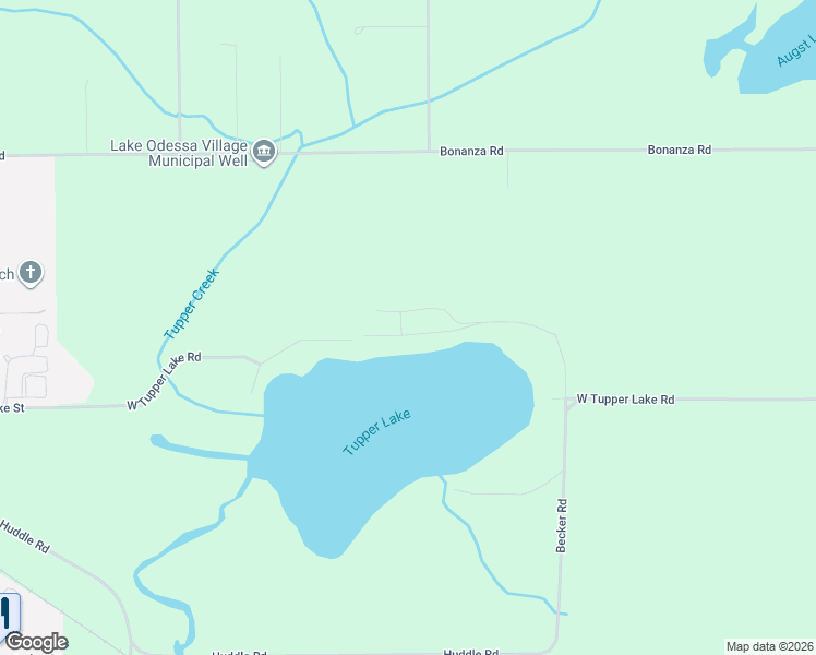 map of restaurants, bars, coffee shops, grocery stores, and more near 1846 West Tupper Heights Drive in Lake Odessa