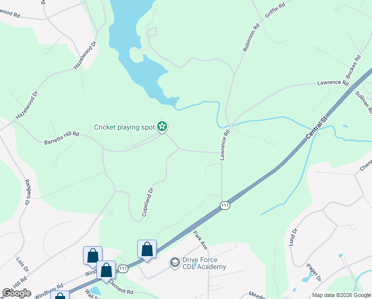 map of restaurants, bars, coffee shops, grocery stores, and more near 26-32 Dugout Road in Hudson