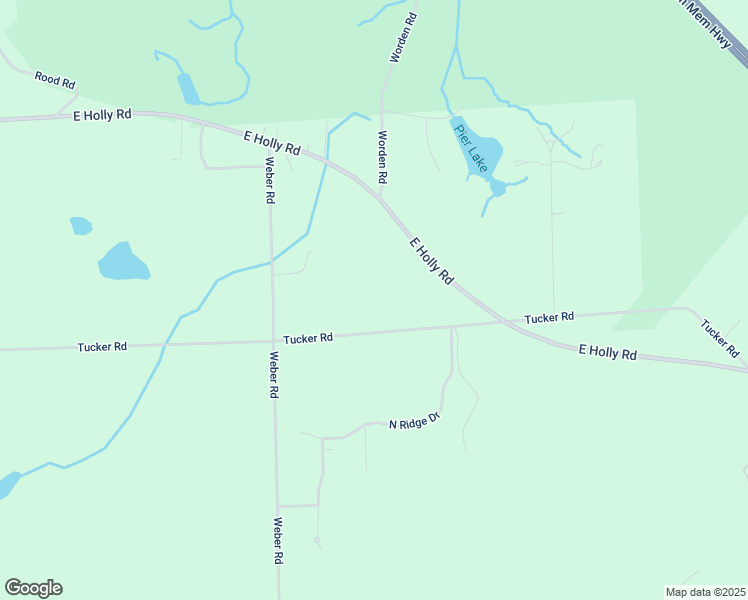 map of restaurants, bars, coffee shops, grocery stores, and more near 7125 Tucker Road in Holly