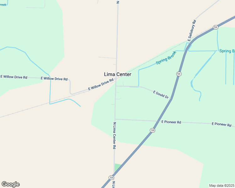 map of restaurants, bars, coffee shops, grocery stores, and more near 8140 N Lima Center Rd in Whitewater