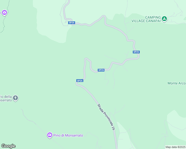 map of restaurants, bars, coffee shops, grocery stores, and more near 171 Via Bivio Boni Cavo in Provincia di Livorno
