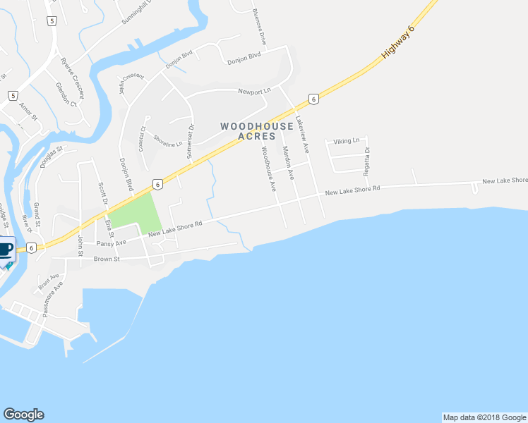 map of restaurants, bars, coffee shops, grocery stores, and more near 80 New Lake Shore Road in Port Dover