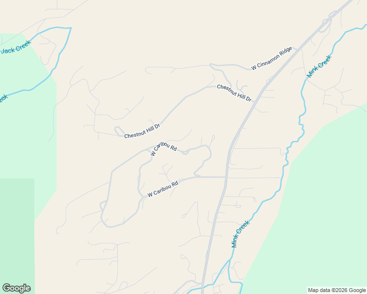 map of restaurants, bars, coffee shops, grocery stores, and more near 9401 West Caribou Road in Pocatello