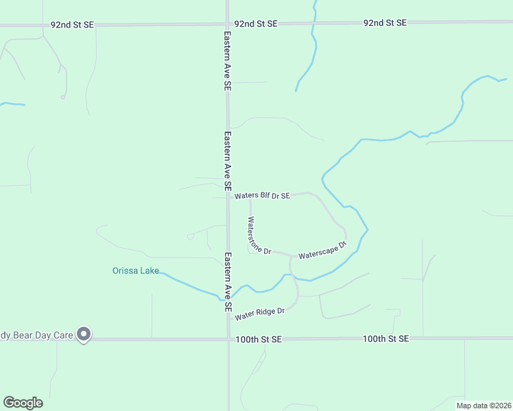 map of restaurants, bars, coffee shops, grocery stores, and more near 9636 Waterstone Drive in Byron Center