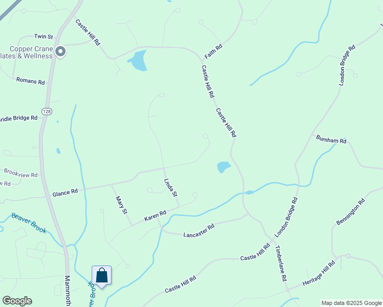 map of restaurants, bars, coffee shops, grocery stores, and more near 2 Sunridge Road in Windham