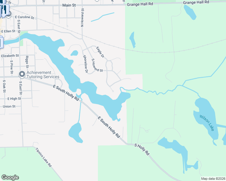 map of restaurants, bars, coffee shops, grocery stores, and more near 987 Water View Lane in Fenton