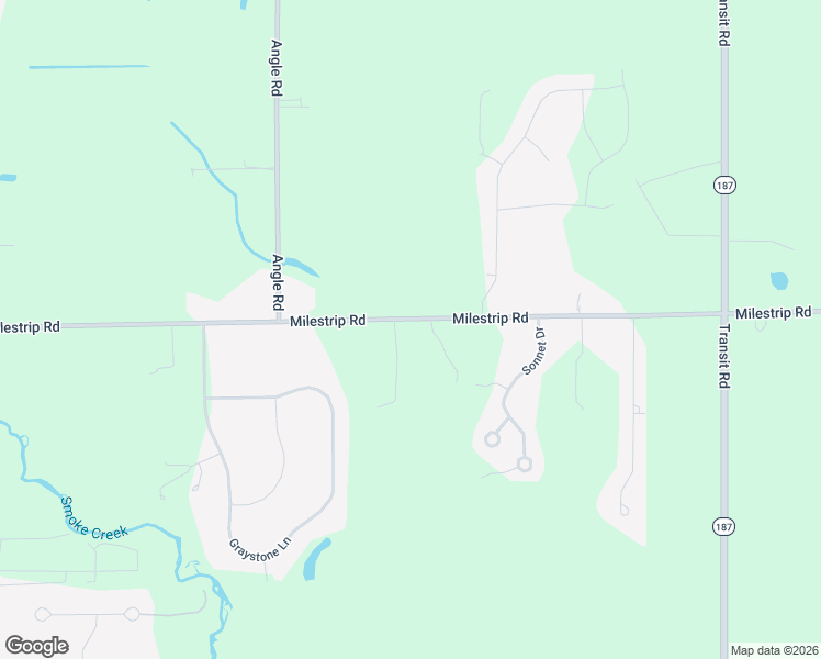 map of restaurants, bars, coffee shops, grocery stores, and more near 7707 Milestrip Road in Orchard Park