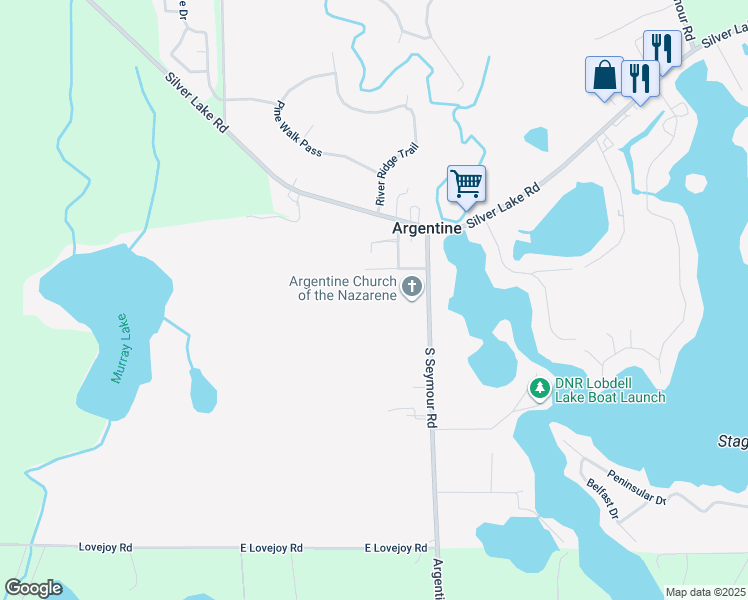 map of restaurants, bars, coffee shops, grocery stores, and more near 9087 Harper Street in Linden