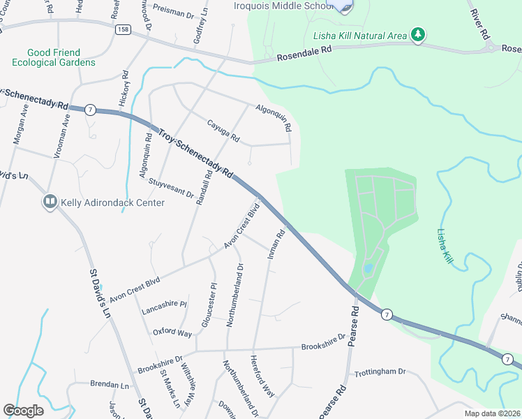 map of restaurants, bars, coffee shops, grocery stores, and more near 2400 Troy Schenectady Road in Schenectady County