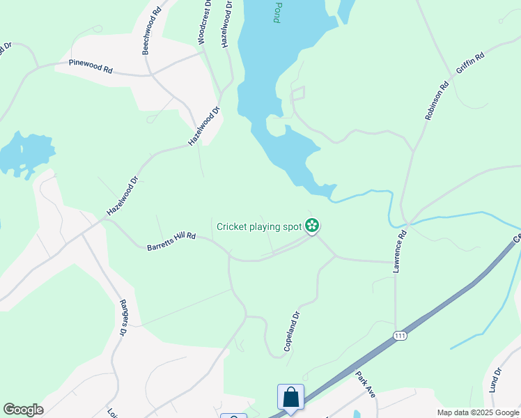 map of restaurants, bars, coffee shops, grocery stores, and more near 10 Dugout Road in Hudson