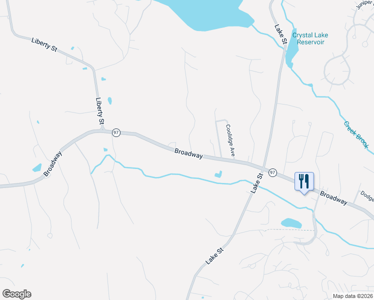 map of restaurants, bars, coffee shops, grocery stores, and more near 987 Broadway in Haverhill
