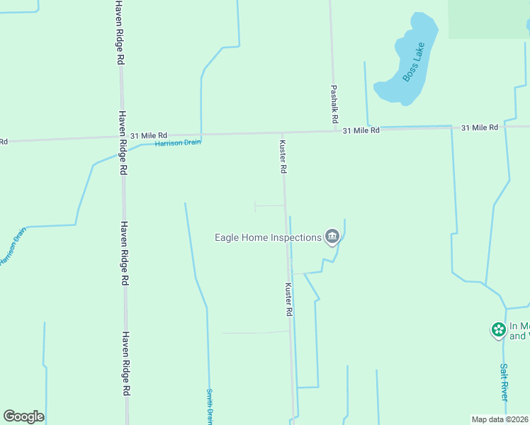map of restaurants, bars, coffee shops, grocery stores, and more near 66545 Kuster Road in Lenox