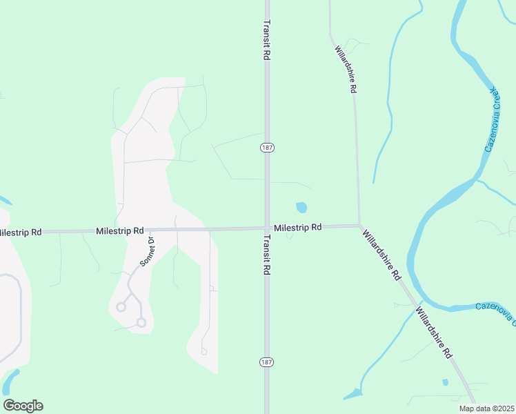 map of restaurants, bars, coffee shops, grocery stores, and more near 3480 Transit Road in Orchard Park