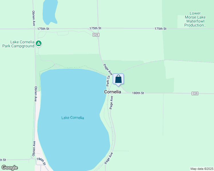 map of restaurants, bars, coffee shops, grocery stores, and more near 1791 Park Circle in Clarion