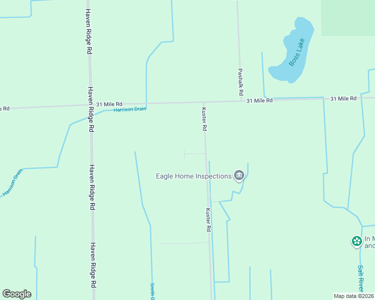 map of restaurants, bars, coffee shops, grocery stores, and more near 66545 Kuster Road in Lenox