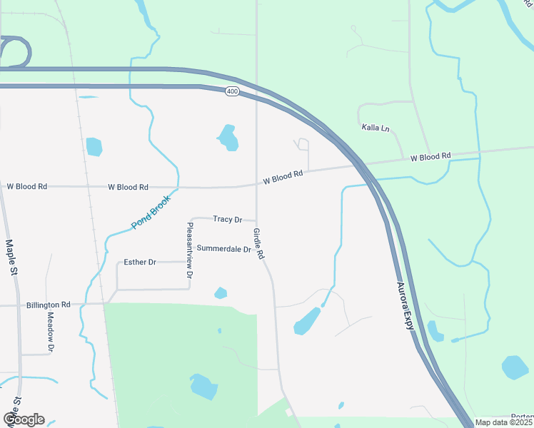 map of restaurants, bars, coffee shops, grocery stores, and more near 591 Girdle Road in East Aurora