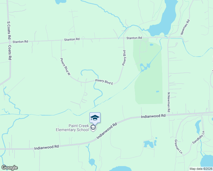 map of restaurants, bars, coffee shops, grocery stores, and more near 780 Pinery Boulevard in Orion charter Township
