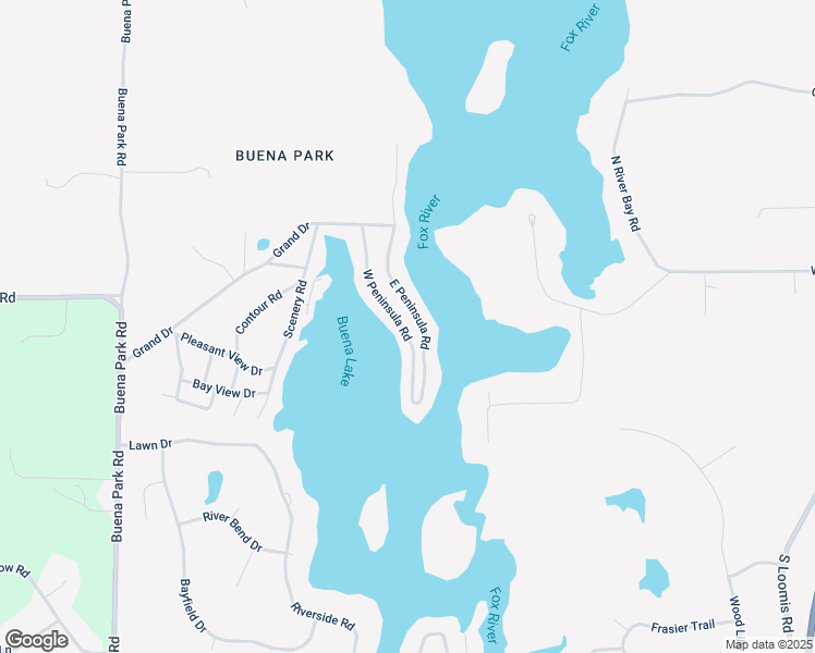 map of restaurants, bars, coffee shops, grocery stores, and more near 3250 Peninsula Drive East in Waterford
