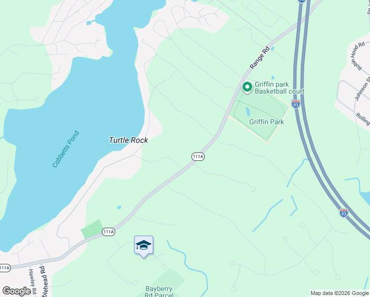 map of restaurants, bars, coffee shops, grocery stores, and more near 130 Range Road in Windham