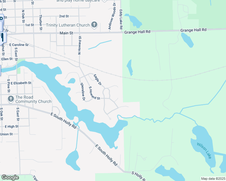 map of restaurants, bars, coffee shops, grocery stores, and more near 901 Watercress Lane in Fenton