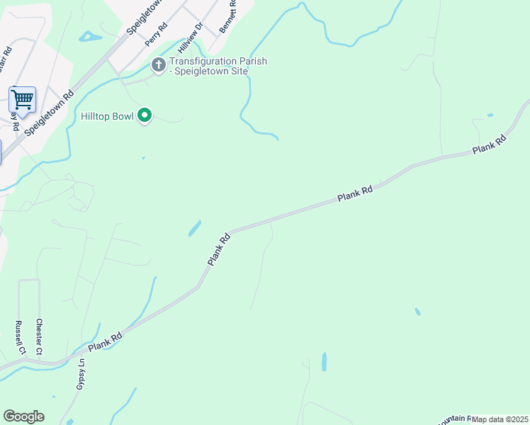 map of restaurants, bars, coffee shops, grocery stores, and more near 255 Plank Road in Troy
