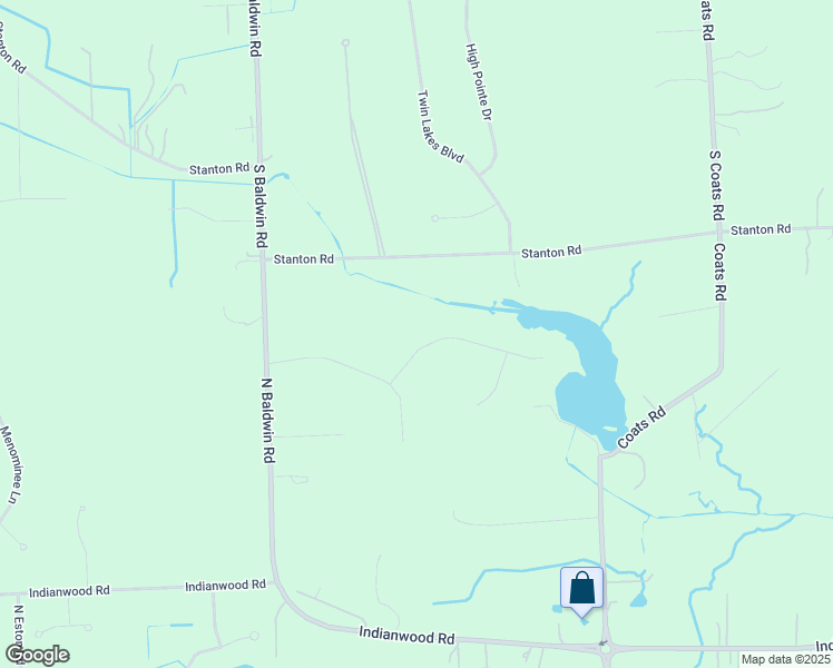 map of restaurants, bars, coffee shops, grocery stores, and more near 4200 Dabish Drive in Orion charter Township