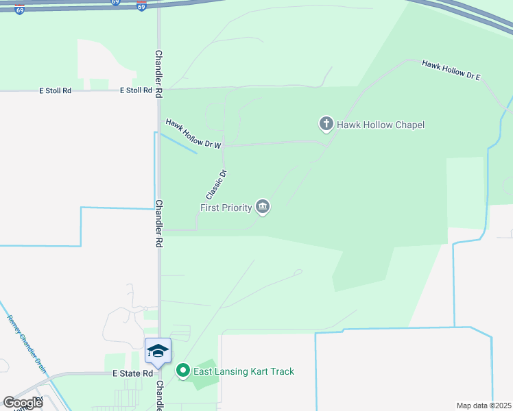 map of restaurants, bars, coffee shops, grocery stores, and more near 15330 Club Course Drive in Bath Township