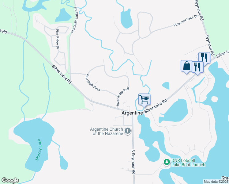 map of restaurants, bars, coffee shops, grocery stores, and more near 9120 Pine Walk Pass in Linden