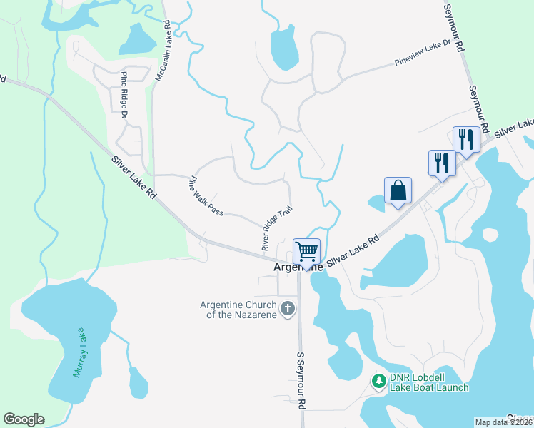 map of restaurants, bars, coffee shops, grocery stores, and more near 9120 Pine Walk Pass in Linden