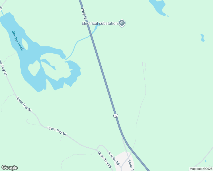 map of restaurants, bars, coffee shops, grocery stores, and more near 153 Highway 12 in Fitzwilliam