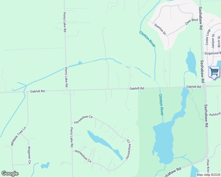 map of restaurants, bars, coffee shops, grocery stores, and more near 5903 Oak Hill Road in Clarkston