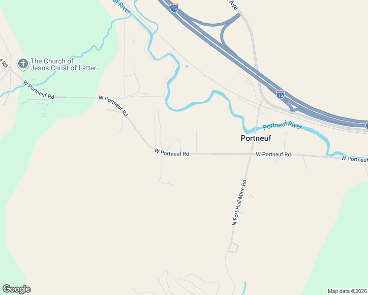 map of restaurants, bars, coffee shops, grocery stores, and more near 7492 West Portneuf Road in Pocatello