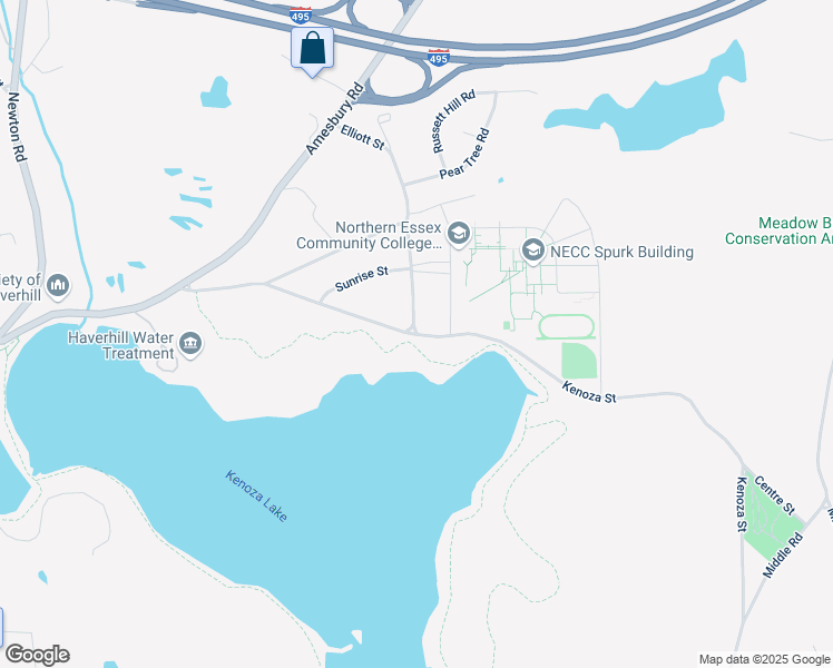map of restaurants, bars, coffee shops, grocery stores, and more near 746 Kenoza Street in Haverhill
