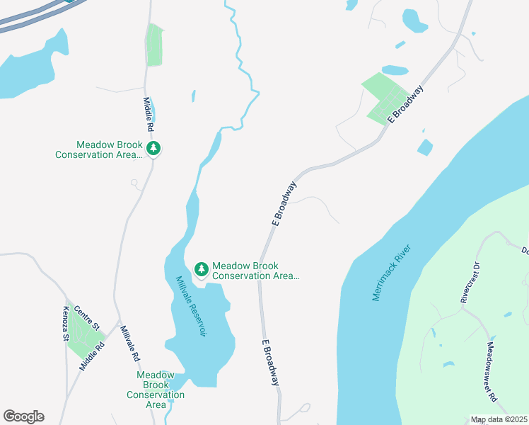 map of restaurants, bars, coffee shops, grocery stores, and more near 534 East Broadway in Haverhill