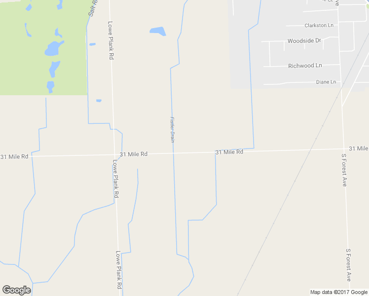 map of restaurants, bars, coffee shops, grocery stores, and more near 34575 31 Mile Road in New Haven