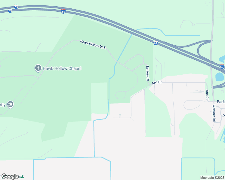 map of restaurants, bars, coffee shops, grocery stores, and more near 5232 Hawk Hollow Drive East in Bath Township