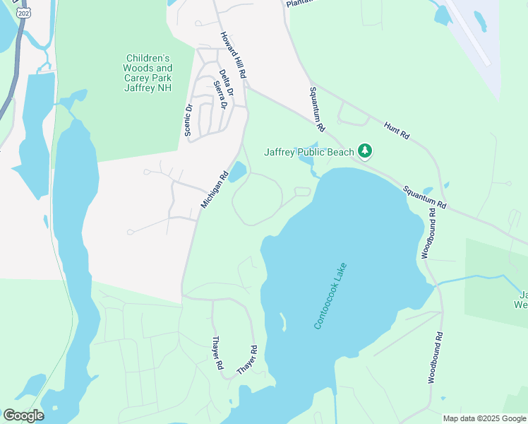 map of restaurants, bars, coffee shops, grocery stores, and more near 70 Trotting Park Road in Jaffrey