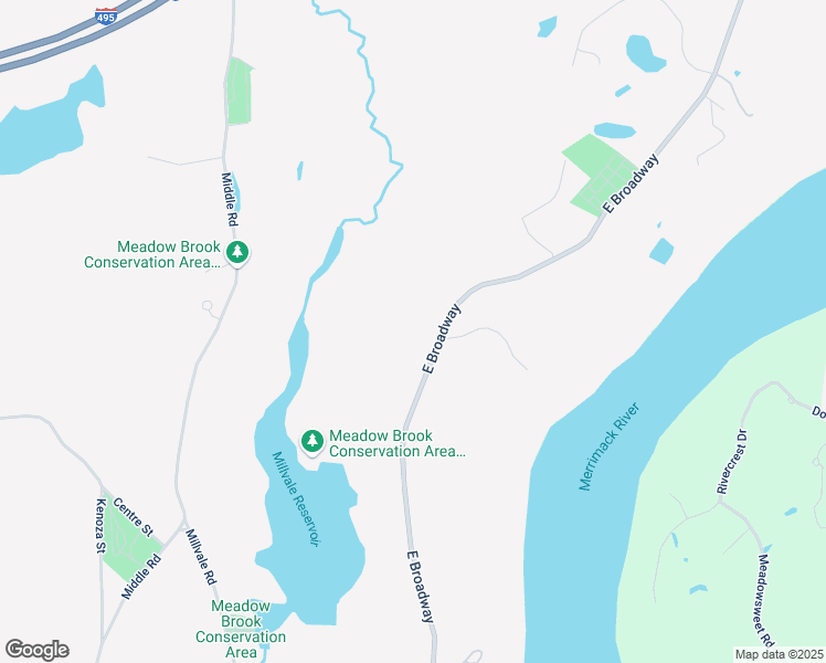 map of restaurants, bars, coffee shops, grocery stores, and more near 534 East Broadway in Haverhill