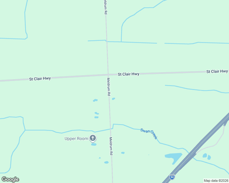 map of restaurants, bars, coffee shops, grocery stores, and more near 3561 Meldrum Road in Casco