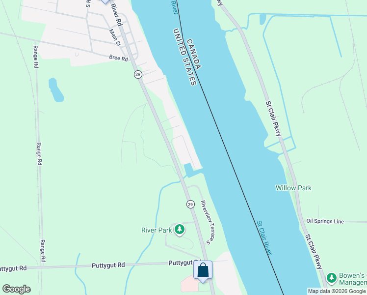 map of restaurants, bars, coffee shops, grocery stores, and more near 3716 Riverview Terrace North in East China