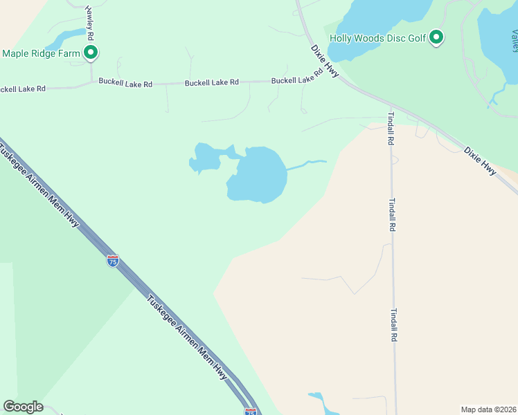 map of restaurants, bars, coffee shops, grocery stores, and more near 16134 Tindall in Holly