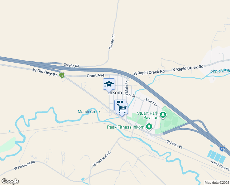 map of restaurants, bars, coffee shops, grocery stores, and more near in Inkom