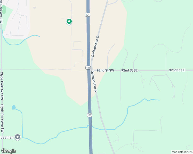 map of restaurants, bars, coffee shops, grocery stores, and more near 9248 Division Avenue South in Byron Center