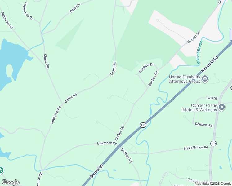 map of restaurants, bars, coffee shops, grocery stores, and more near 25 York Road in Hudson